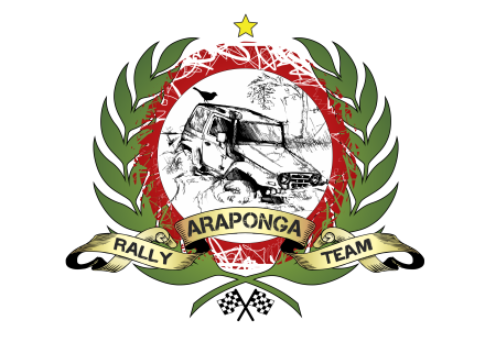 Marca desenvolvida para Equipe Araponga (RJ) que disputa provas e campeonatos de rally de regularidade em todo Brasil